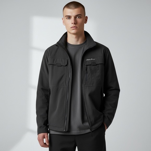 EDDIE BAUER 1st Ascent Mens Ops Cordura Softshell Utility Jacket Sz XL Gorpcore